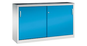 Lichtgrau RAL 7035/Lichtblau RAL 5012 