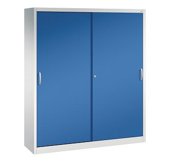Lichtgrau RAL 7035/Enzianblau RAL 5010 
