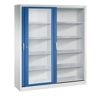 Lichtgrau RAL 7035/Enzianblau RAL 5010 