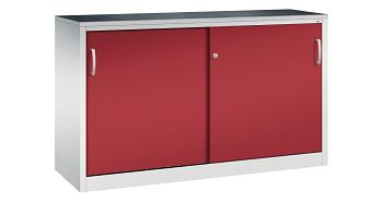 Lichtgrau RAL 7035/Rubinrot RAL 3003 
