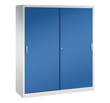 Lichtgrau RAL 7035/Enzianblau RAL 5010 