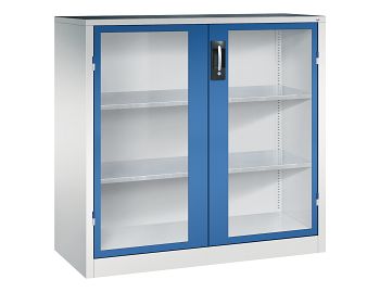 Lichtgrau RAL 7035/Enzianblau RAL 5010 