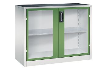 Lichtgrau RAL 7035/Resedagrün RAL 6011 