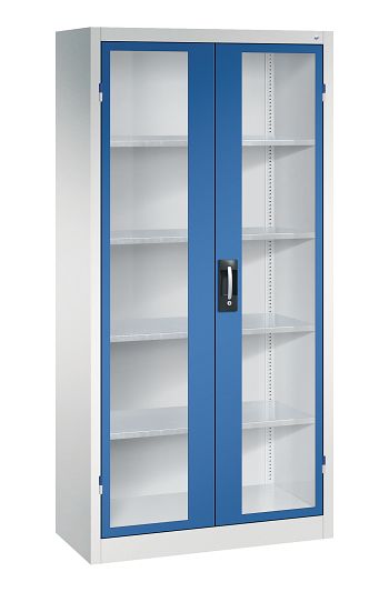 Lichtgrau RAL 7035/Enzianblau RAL 5010 