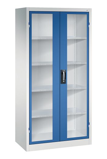 Lichtgrau RAL 7035/Enzianblau RAL 5010 
