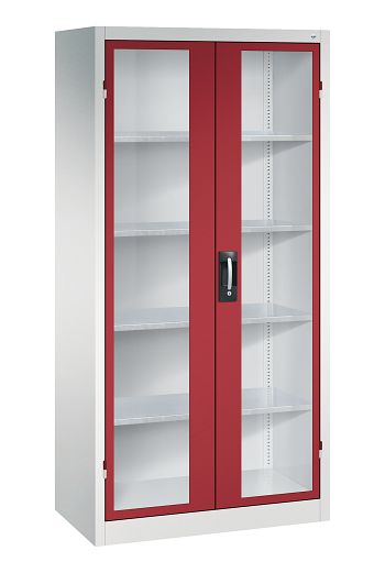 Lichtgrau RAL 7035/Rubinrot RAL 3003 