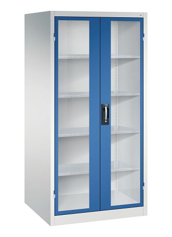 Lichtgrau RAL 7035/Enzianblau RAL 5010 