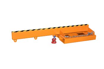 Lastarm starre Ausführung Tragkr. 500 - 2500 kg,orange RAL 2000