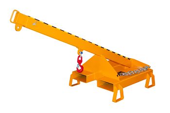 Lastarm teleskopierbar, Neigung 25° Tragkr. 125 - 1000 kg,orange RAL 2000