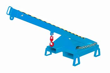 Lastarm teleskopierbar, Neigung 25° Tragkr. 125 - 1000 kg, blau RAL 5012