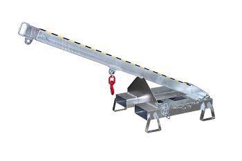 Lastarm teleskopierbar, Neigung 25° Tragkr. 125 - 1000 kg, verzinkt