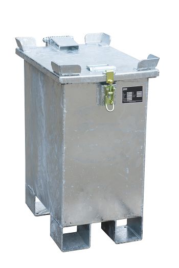 Lithium-Ionen-Lagerbehälter, verzinkt Typ LIL 30, LxBxH: 400 x 600 x 750 mm