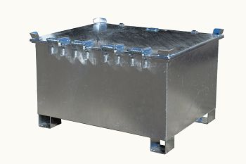 Lithium-Ionen-Lagerbehälter, verzinkt Typ LIL 280, LxBxH: 1200x1000x750 mm
