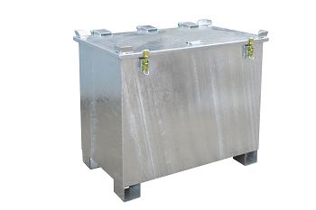 Lithium-Ionen-Lagerbehälter, verzinkt Typ LIL 340, LxBxH: 1200x800x1000 mm