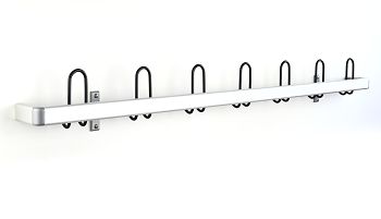 Secura Hakenleiste Serie 140 L 1000mm, Alu-Blende 45mm hoch