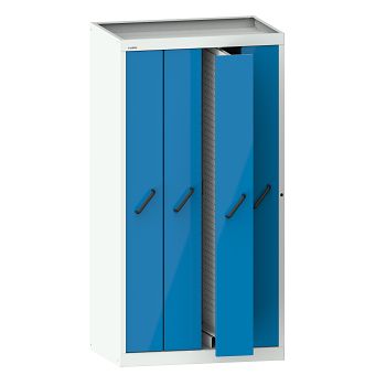 Vertikalauszugschrank, Key Lock mit Frontbl., 4 Auszüge mit  Lochwand