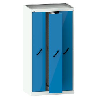 Vertikalauszugschrank, Key Lock mit Frontbl., 3 Auszüge mit  Lochwand