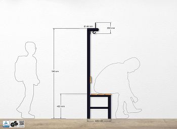 RAL 5003 saphirblau/schwarz 