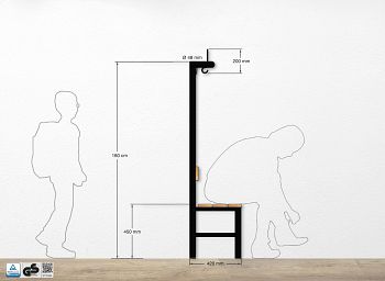 RAL 9005 tiefschwarz/schwarz 