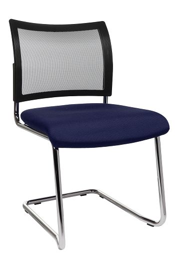 Schwingerstuhl Visit 20-Net verchromt, VE=2 Stck.