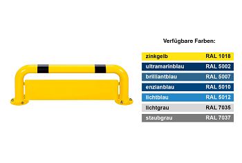 Rammschutzbügel mit Unterfahrschutz HxL: 350 x 550 mm