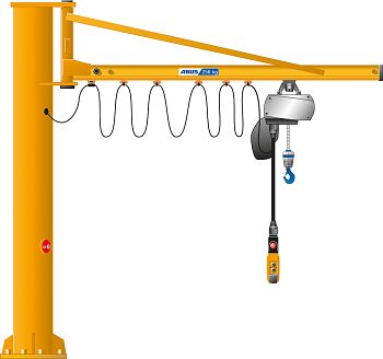 Säulenschwenkkran Typ LS Tragkr. 125kg, Ausladung 4000mm