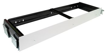 Hängeregister-Auszug RAL 7035 für Stecksystem Tiefe 300mm