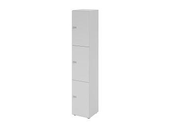 Schliessfachschrank 6OH Grau/Grau, BxTxH: 400 x 420 x 2156 mm