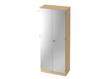 Aktenschrank Korpus Ahorn/Front Silbe BxTxH 800 x 420 x 2004 mm