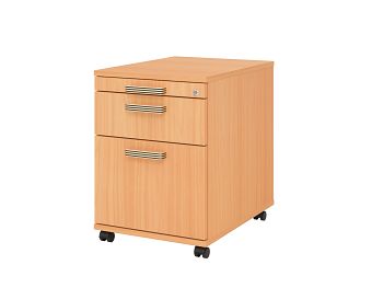 Roll-Container Serie H,  Dekor: Buche BxTxH: 428 x 580 x 590 mm