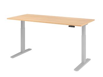 Sitz-Steh-Arbeitstisch, Dekor: Eiche BxTxH: 1800 x 800 x 700-1200 mm