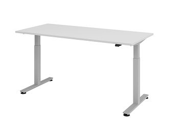 Sitz-Steh-Arbeitstisch, Dekor: Grau BxTxH: 1800 x 800 x 720-1200 mm