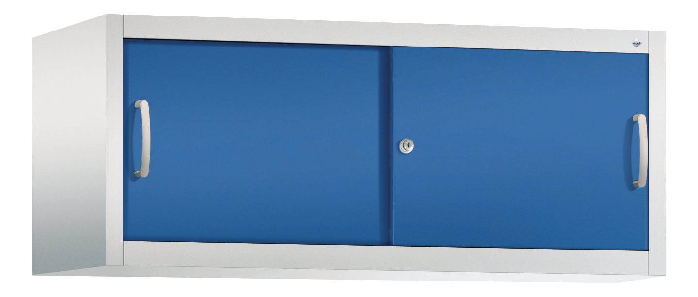Aufsatzschrank 500x1200x500 lichtgr./blau-11-04869