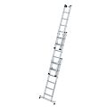 Stufen-Mehrzweckleiter 3-teilig mit nivello® Traverse, 3 x 6 Stufen
