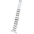 Stufen-Mehrzweckleiter 3-teilig mit nivello® Traverse, 3 x 6 Stufen