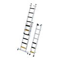 Stufen-Mehrzweckleiter 3-teilig mit nivello® Traverse, 3 x 6 Stufen
