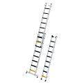Stufen-Mehrzweckleiter 3-teilig mit nivello® Traverse, 3 x 8 Stufen