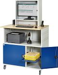 Computer-Tisch mobil B 1100 x T 790 x H 1890 mm