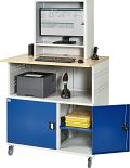 Computer-Tisch mobil B 1100 x T 790 x H 1890 mm