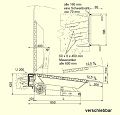 Aluminium,Federmech.Überfahr- brücke,verschiebb.1315x1500mm