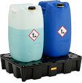 PE-Kleingebindewanne, 60 l, mit PE-Rost, B x T x H 800 x 600 x 180 mm