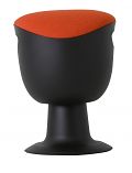 Hocker, Sitzhöhe 460-560 mm Sitz: Polster orange