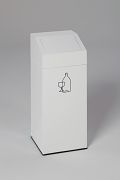 Wertstoffbehälter 45 ltr. weiß RAL 9016