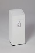 Wertstoffbehälter 76 ltr. weiß RAL 9016