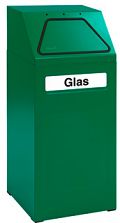Sortsystem Standard, 65 Ltr. stationär,verkehrsgrün RAL6024