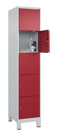 Lichtgrau RAL 7035/Rubinrot RAL 3003 