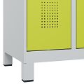 Lichtgrau RAL 7035/Clowngrün RAL 1108080 