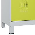 Lichtgrau RAL 7035/Clowngrün RAL 1108080 