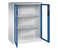 Lichtgrau RAL 7035/Enzianblau RAL 5010 