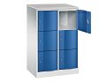 Lichtgrau RAL 7035/Enzianblau RAL 5010 